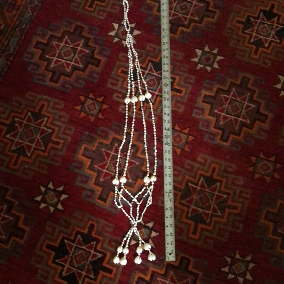 Vintage shell plant hanger/hanging planter - Picture 2 of 9